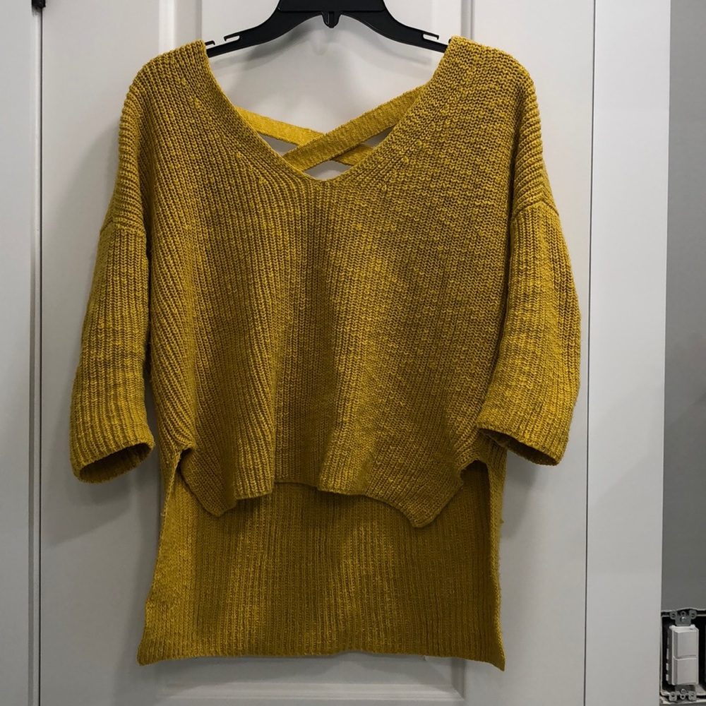 Express criss cross sweater